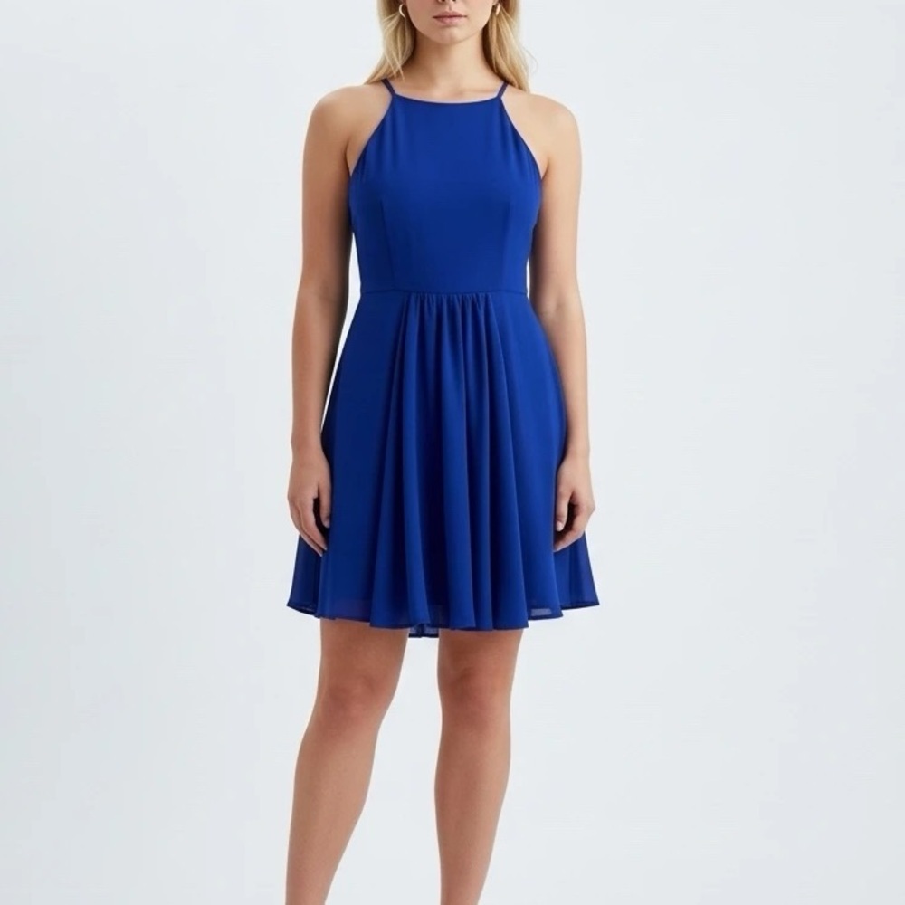 B Darlin Blue Cocktail Dress